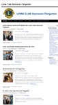 Mobile Screenshot of lc-hannover-tiergarten.de